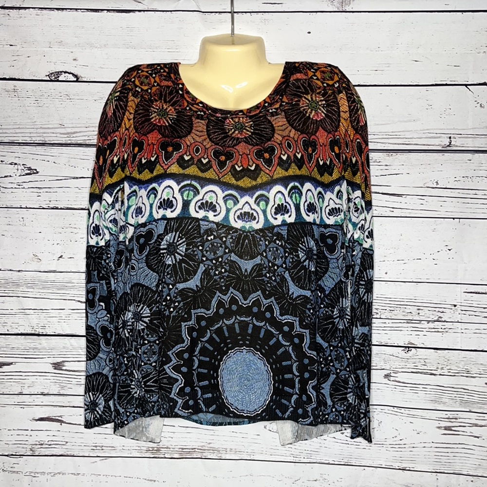 Desigual Multicolor Patterned Sweater